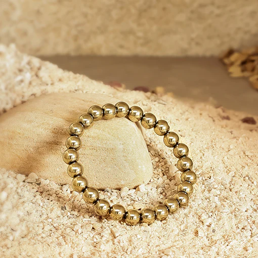 Gvelos Natural Golden Pyrite Money Magnet Bracelet - Image 2